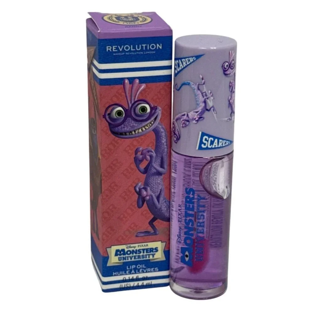 Makeup Revolution Monsters University Randall Invisible Lip Oil Gloss NEW